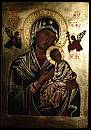 Our Lady of Perpetual Help. Copy of the icon, the church of St. Alphonsus Liguori in Rome.